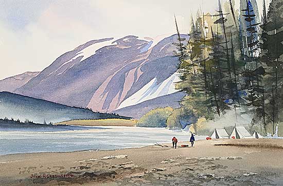 #2167 ~ Herreilers - Untitled - The Camp by the River