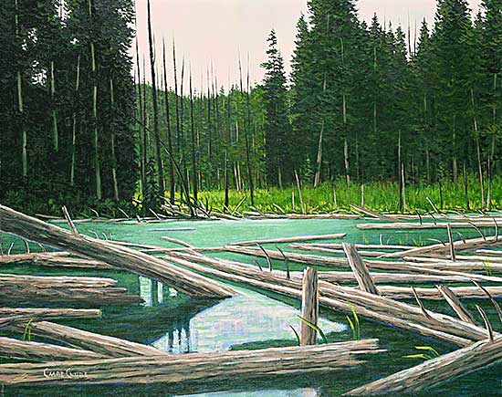 #2234 ~ MacClure - Untitled - At the End of the Lake