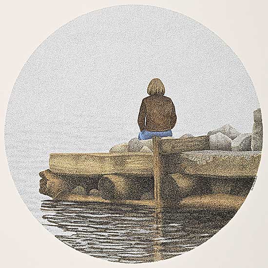 #2267 ~ Morton - Morning Fog on St. Margaret's Bay