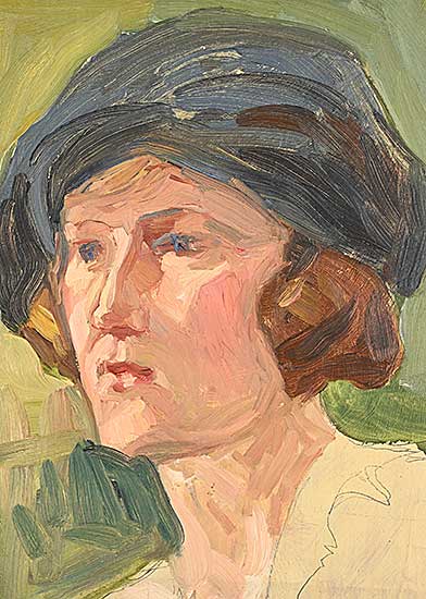 #2298 ~ Perrigard - The Blue Velvet Hat