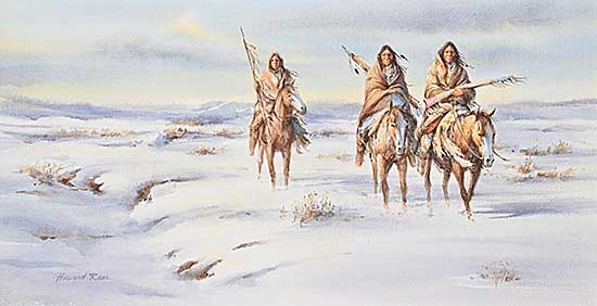 #2314 ~ Rees - Untitled - Three Riders