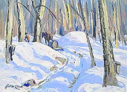 #2092 ~ de Conde - Gathering Maple Syrup