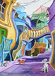 #2149 ~ Grenier - La Rue Sous-Le-Cap