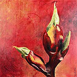 #2290 ~ Ouellet - Untitled - Flower Bud