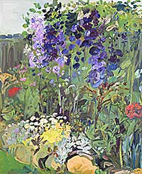 #2417 ~ Zinkan - Violet Delphiniums