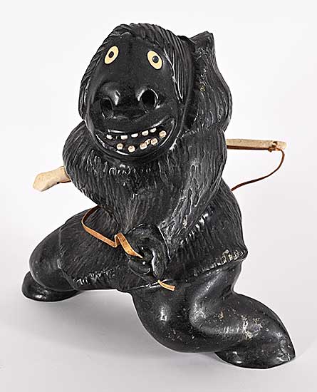 #1371 ~ Puqiqnak - Untitled - Hunter at the Ready