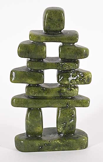 #1413 ~ School - Untitled - Tall Inukshuk
