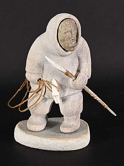 #1422 ~ School - Untitled - Seal Hunter with Harpoon