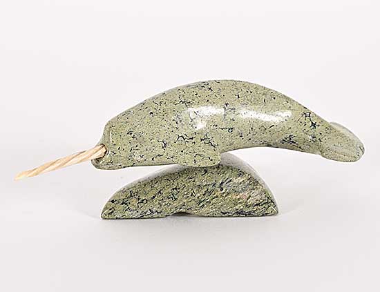 #1437 ~ School - Untitled - Small Green Narwhal
