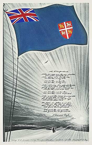 #1508 ~ Blackwood - Two Patriots With Flag and Ode  #15/50