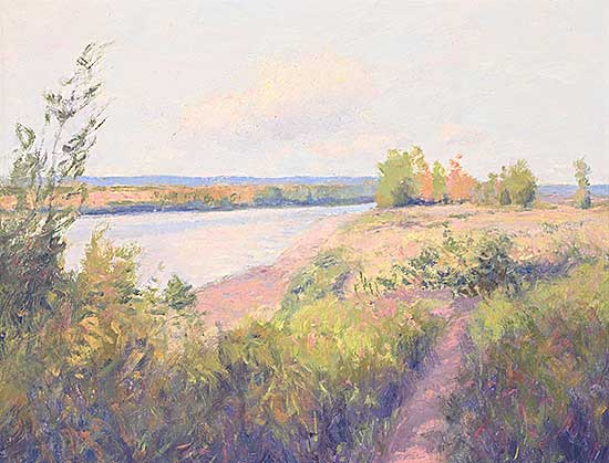 #1531 ~ Flodberg - Bow River, Late Summer