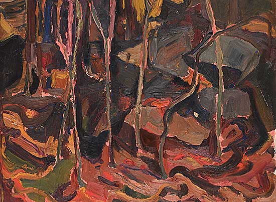 #1600 ~ Weisman - Untitled - Moody Forest Landscape