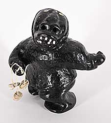 #1374 ~ Puqiqnak - Untitled - Inuit Warrior with Bolas