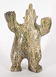 #1393 ~ School - Untitled - Bear at Attention