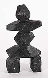 #1421 ~ School - Untitled - Dark Inukshuk