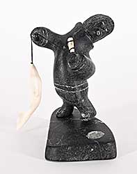 #1423 ~ School - Untitled - Fisher with Catch