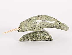 #1437 ~ School - Untitled - Small Green Narwhal