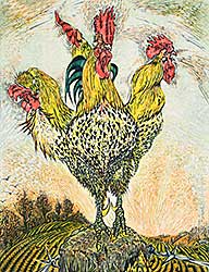 #1516 ~ Calver - Rooster  #27/50