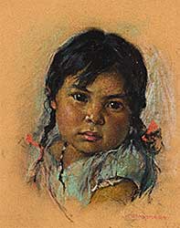 #1526 ~ de Grandmaison - Untitled - Blackfoot Papoose