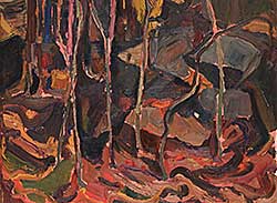 #1600 ~ Weisman - Untitled - Moody Forest Landscape