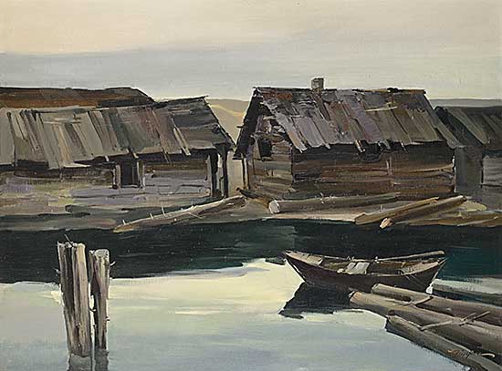 #160 ~ Chan - Untitled - Waterfront Shacks