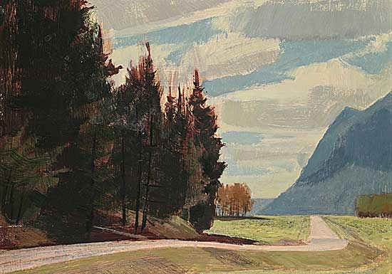 #205 ~ Collier - Meadow on the Kananaskis Road, Alberta, North of Cat Creek