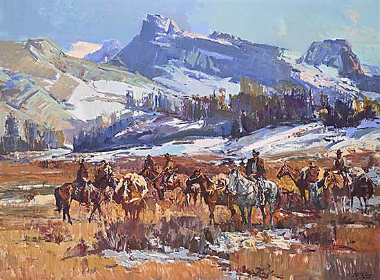 #334 ~ King - Untitled - Trekking through the Mountains