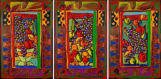 #358 ~ Leier - Study [Triptych]