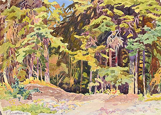 #363 ~ Lindner - Untitled - Entering the Forest