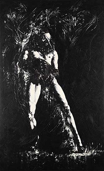 #408 ~ Malinsky - Untitled - Figure in Mask