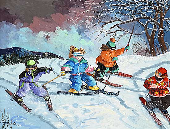 #438 ~ Paquin - Une autre annee de ski