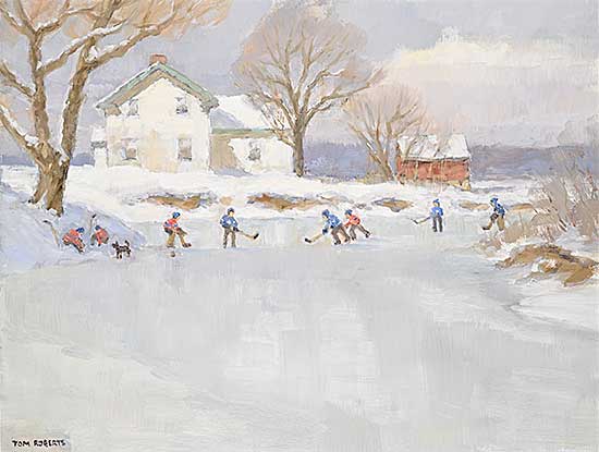 #472 ~ Roberts - Hockey at the Farm