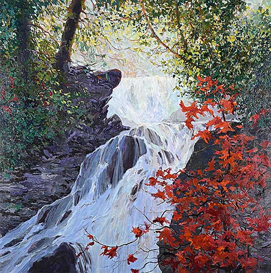 #503 ~ Rodin - Warm Light on Upper Falls