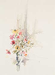 #128 ~ Bobak - Untitled - Flowers in Vase