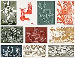 #331 ~ Kerr - Illingworth Kerr - 10 Block Prints Folio One  #A.P.