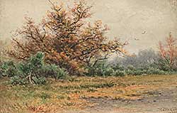 #555 ~ Verner - Untitled - Crimson and Grey