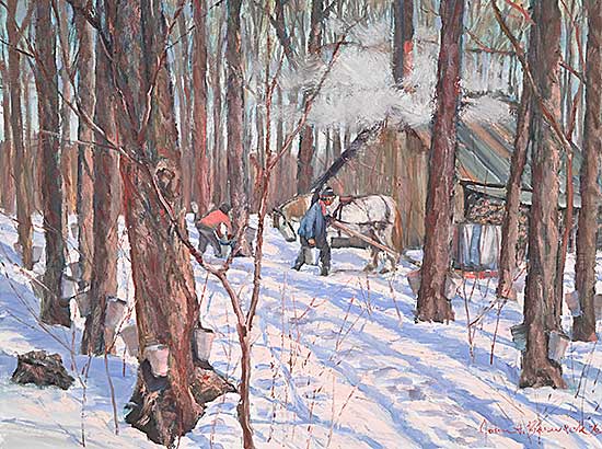 #2012 ~ Barwick - La cueillette de l'eau d'erable [St. Janvier, Que.]