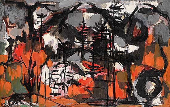 #2149 ~ Jensen - Untitled - Mount Assiniboine #53/100Treetop Map