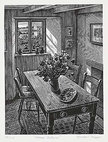 #2301 ~ Phipps - Cottage Interior  #52/150