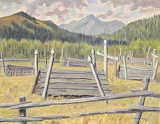 #2382 ~ Turner - Graveyard, West of Entrance Alta.