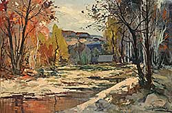 #2212 ~ Marich - Untitled - House in the Snow