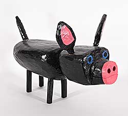 #2253 ~ Naugler - Untitled - Pig