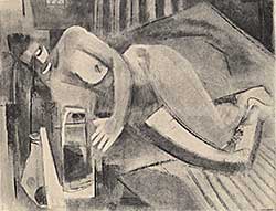 #2291 ~ Perrott - Untitled - Sleeping Nude