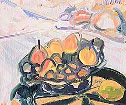 #2414 ~ Zinkan - Target, Pears and Snow