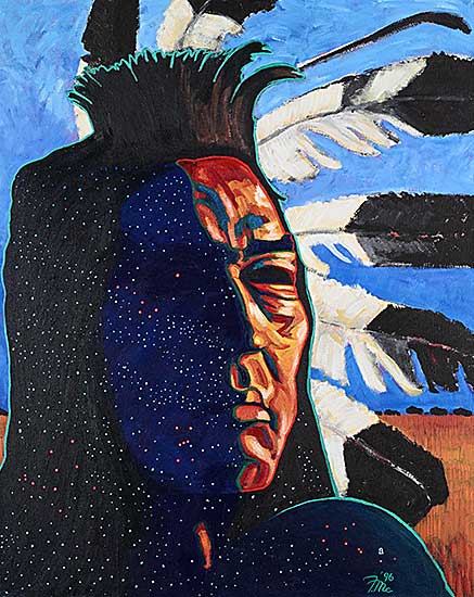 #1169 ~ McDonald - Kicking Bird Medicine Man [Graham Green 1952-2025]