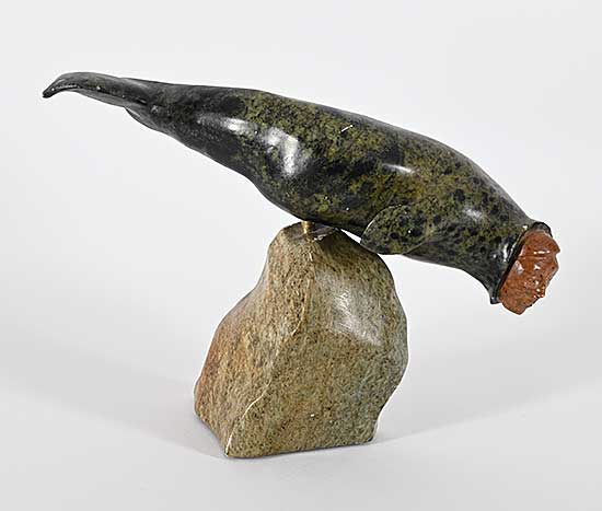 #1189 ~ Nasogaluak - Untitled - Seal Whale Spirit