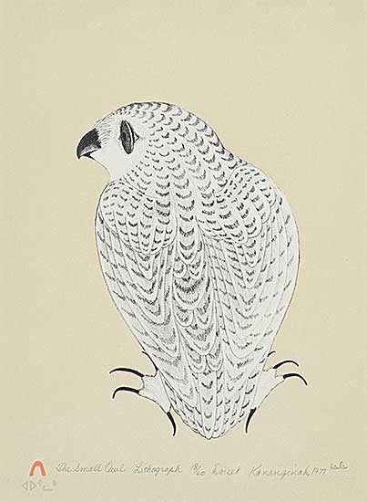 #1242 ~ Pootoogook - The Small Owl  #18/60