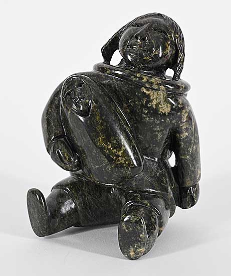 #1245 ~ Pootoogook - Untitled - Mother Holding Child