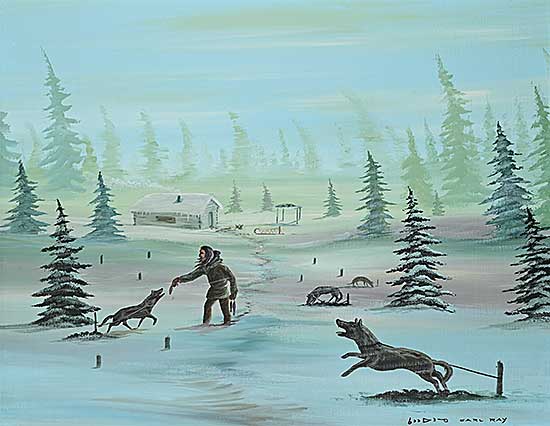 #1262 ~ Ray - Untitled - Feeding the Dog Team