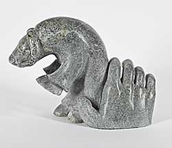 #1082 ~ Faber - Untitled - Hand Holding Muscox